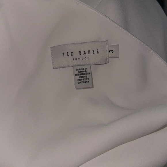 NWOT Ted Baker Gabie Faux Wrap Belted Midi Dress Fully Lined TB 3 US 8 - Picture 7 of 9